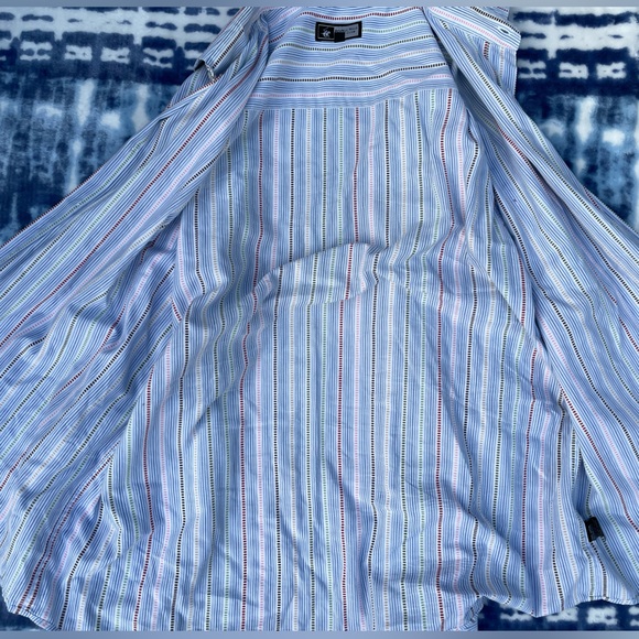 Vintage Single Needle Tailoring Beverly Hills Polo Club 100% Combed Cotton Shirt - Picture 5 of 13